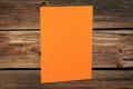 [16402621] PAPERADO Karten 210x297 mm A4 Gerippt Orange 160 g/m² 
